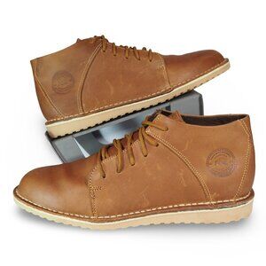 FOM‎ Freedom of Movement Vellies Leather Chukka Boots UK 10 Men's Karoo Brown
